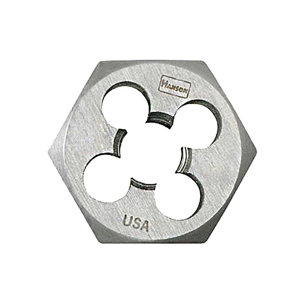 Hanson High Carbon Steel Hexagon 1-7/16" Across Flat Die 18mm-1.50 6959 - main